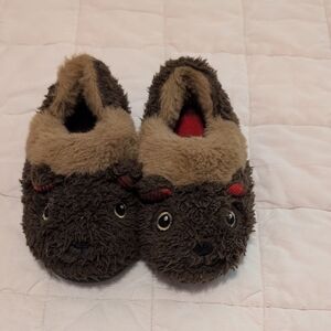 Wonder Nation Brown Kids Slippers